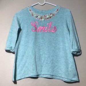 Girl’s 3/4 sleeve top